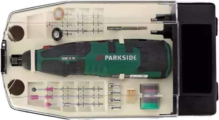 taladro lijadora de precision parkside